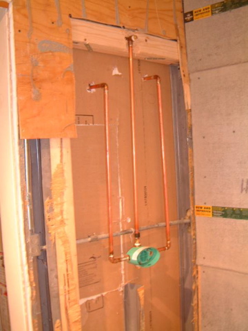 13-Plumbing For New Second Shower